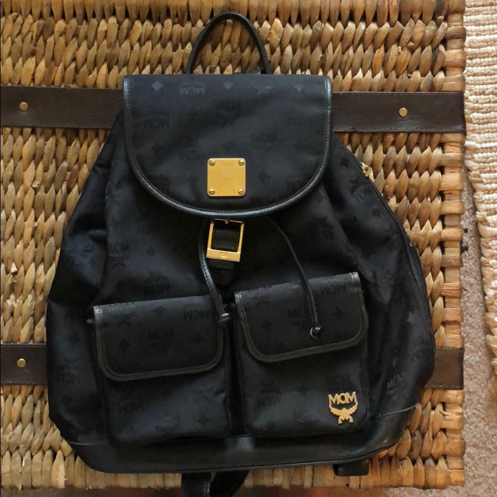 MCM Black Bookbag